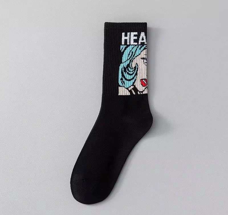 Basketship Men & Women Printed Mid-Calf/Crew Socks (Pack of 4) - Image 5