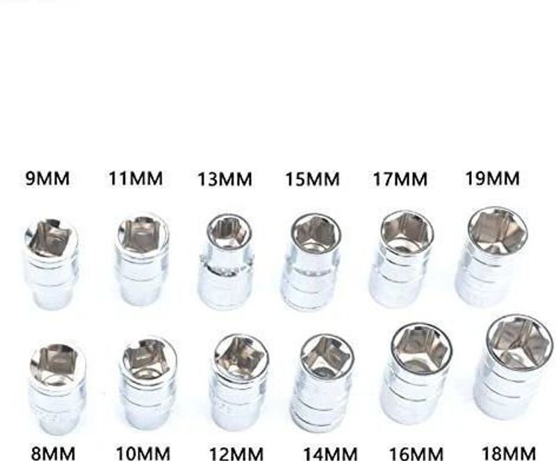 amozkart Car T Handle Wrench Spanner 8-19mm - Image 6