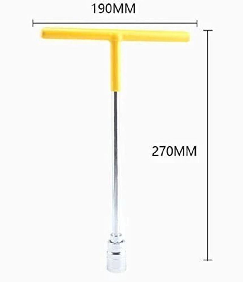 amozkart Car T Handle Wrench Spanner 8-19mm - Image 4