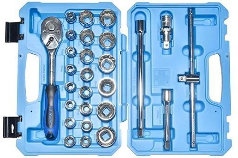 TAPARIA 22 Piece CRV Socket Set with 5 Accessories - Image 6