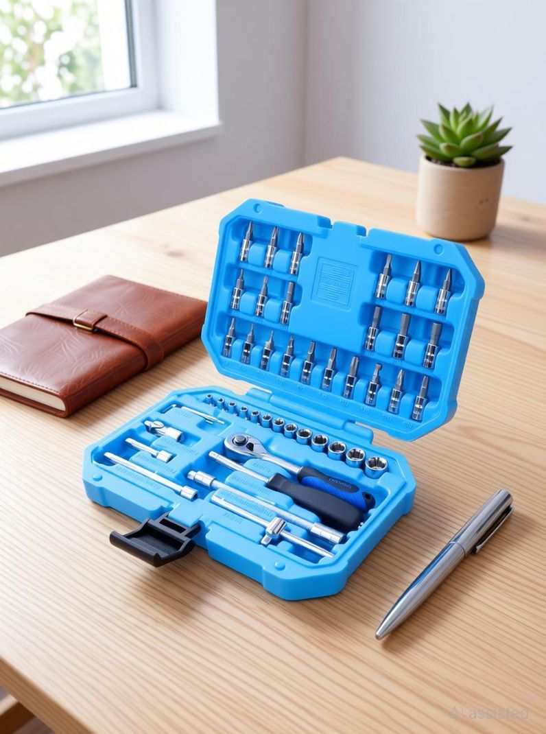 TAPARIA SA46 1/4" Sq Dr 46 Socket Set - Image 4