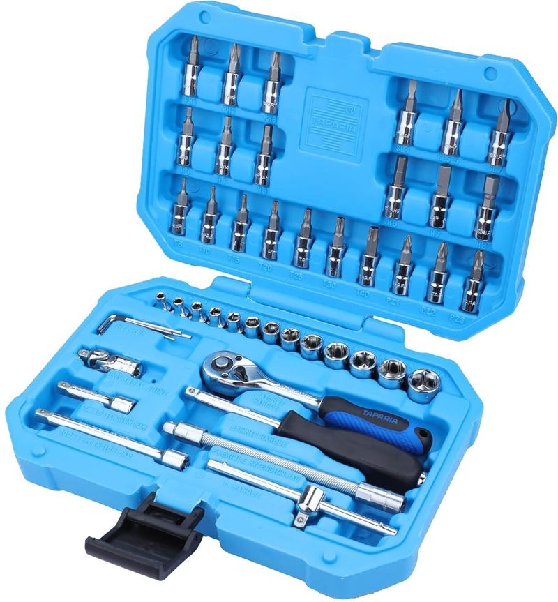 TAPARIA SA46 1/4" Sq Dr 46 Socket Set - Image 2