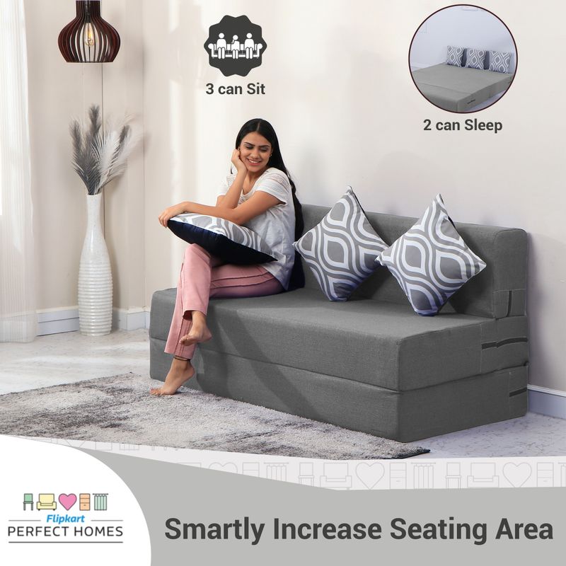 Flipkart Perfect Homes Jane Sofa Cum Bed 5'X6' 3 Seater - Image 5