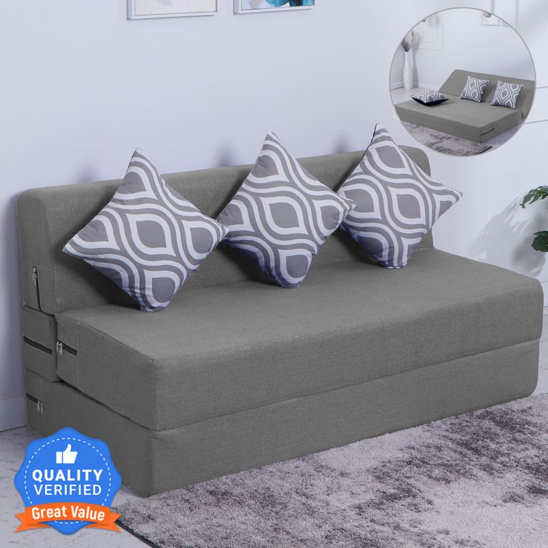 Flipkart Perfect Homes Jane Sofa Cum Bed 5'X6' 3 Seater - Image 2