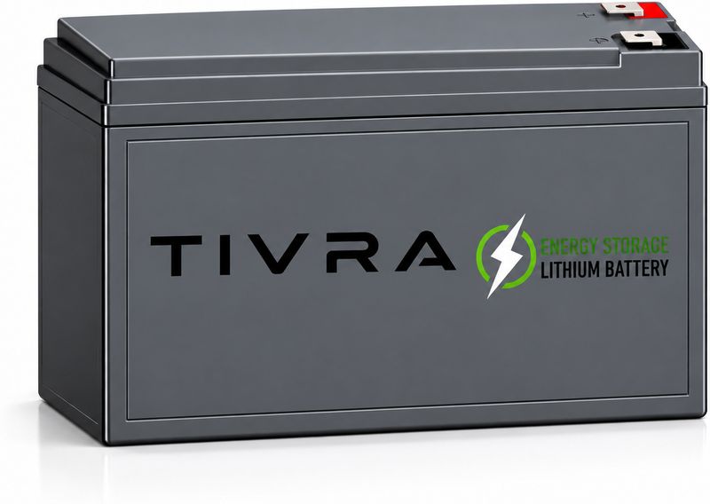TIVRA 12V 12Ah Lithium Solar Battery with 20A BMS - Image 2