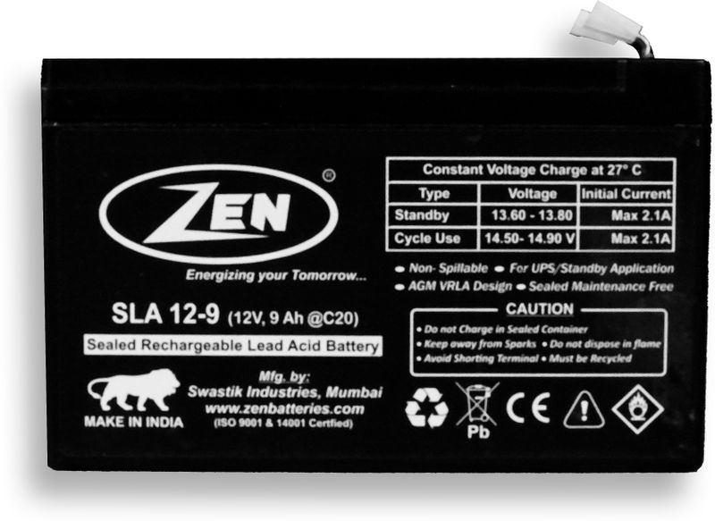 Zen SLA 12-9 AGM Solar Battery 12V - Image 2