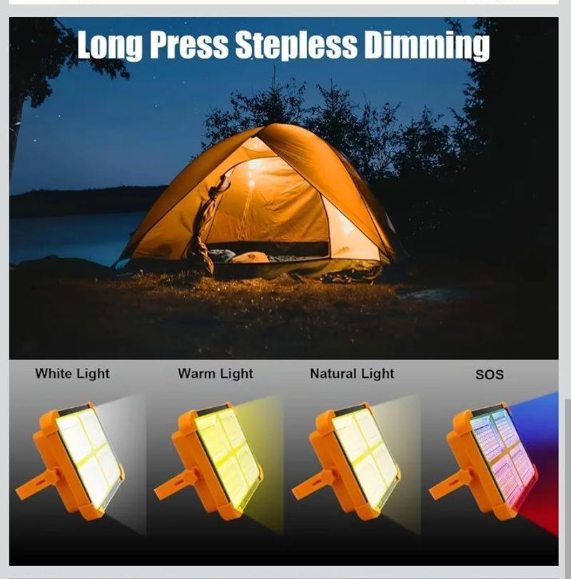 DGTRADER Portable Solar LED Flood Light - Image 4