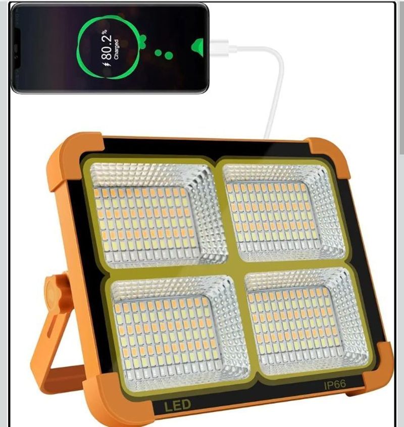 DGTRADER Portable Solar LED Flood Light - Image 2