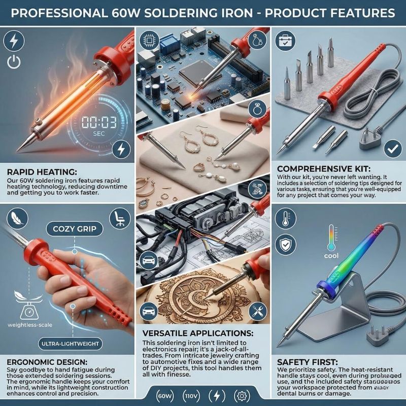 VMTRONIX 60W Soldering Iron Kit - Image 4