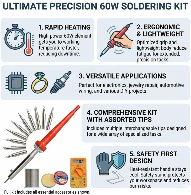 VMTRONIX 60W Soldering Iron Kit - Image 5