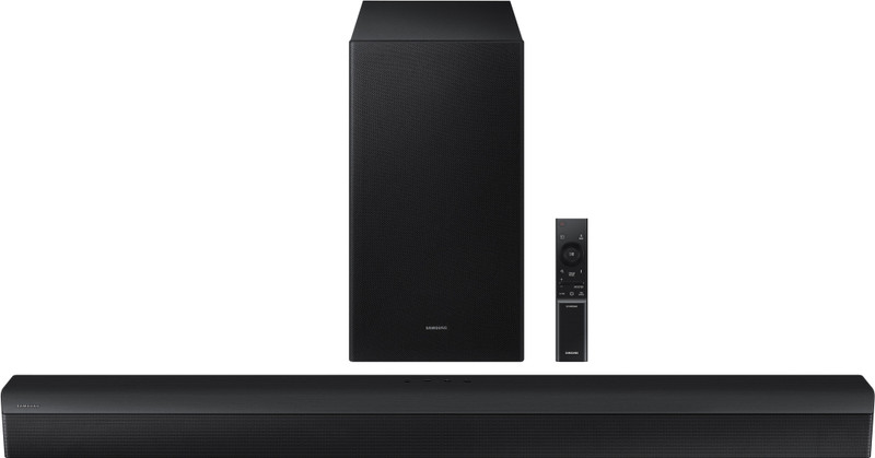 Samsung HW-B650F/XL,3.1 Ch with Dolby Audio / DTS Virtual:X, Center Speaker, Subwoofer 370 W Bluetooth Soundbar Black, 3.1.2 Channel