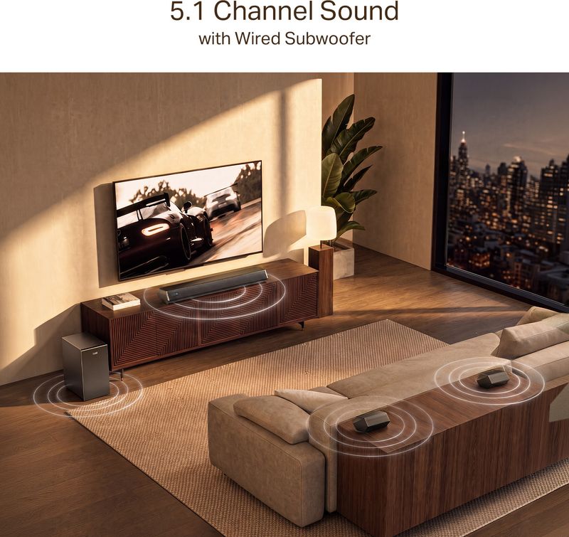 boAt Aavante Bar Prime B300 5.1 CH Bluetooth Soundbar - Image 5