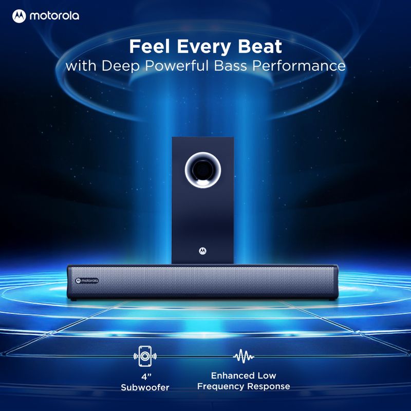 MOTOROLA AmphisoundX Vibe 80W Bluetooth Soundbar - Image 5