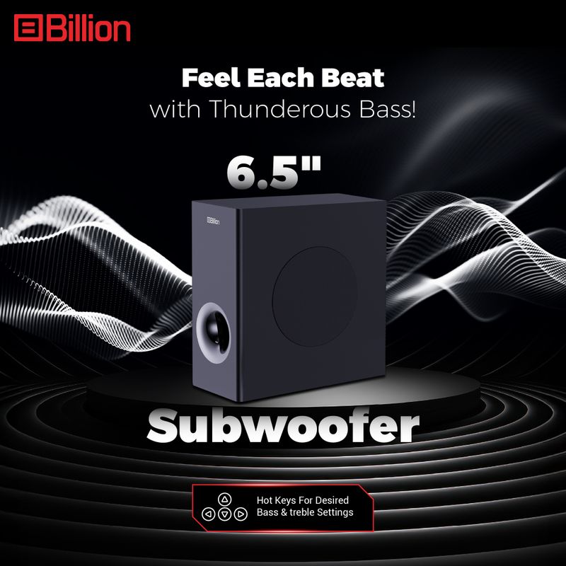 Billion Thunder 500 5.1 Channel Home Theater - Image 5