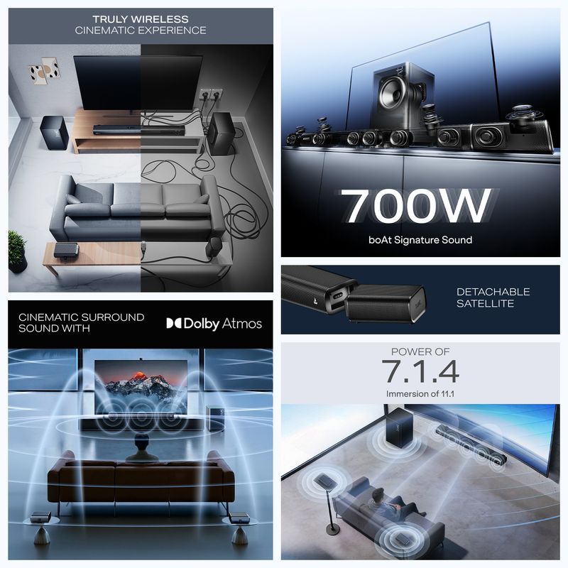boAt Aavante Prime X 700W Bluetooth Soundbar - Image 3