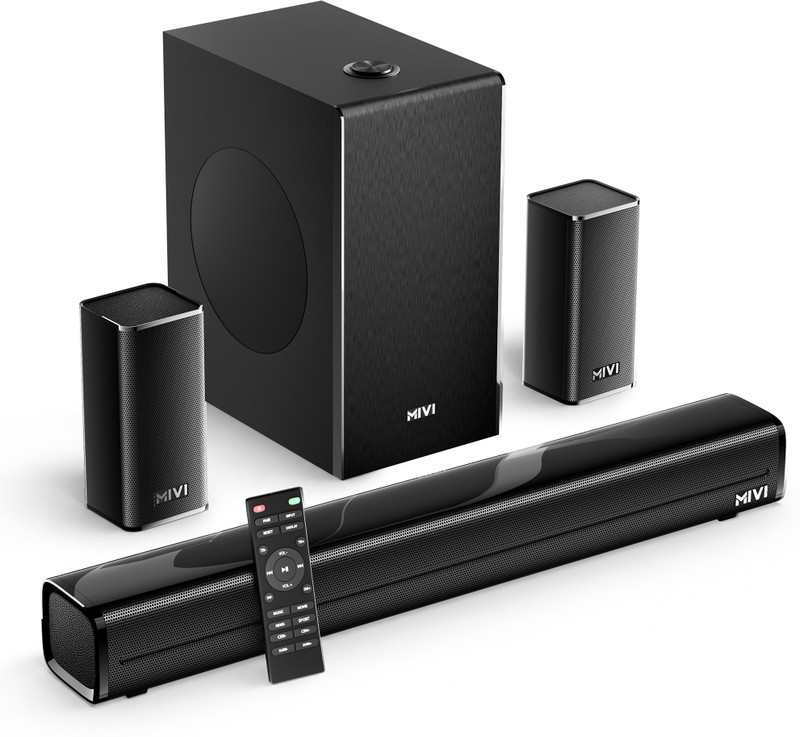 Mivi Fort H350 Soundbar, 350 Watts, 5.1 Channel, Multi-Input and ...more — image 1 of 27