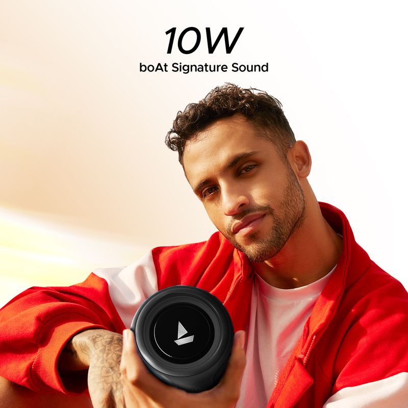 boAt Stone 350 10W Bluetooth Speaker, Beige - Image 5
