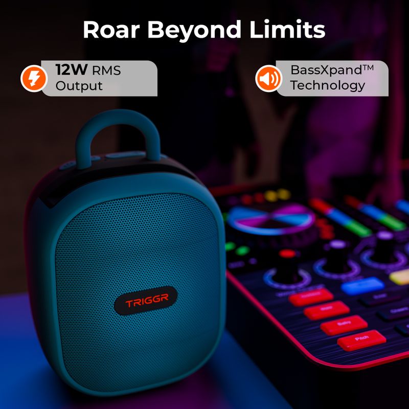 TRIGGR Roar 12 12W Bluetooth Speaker - Image 6