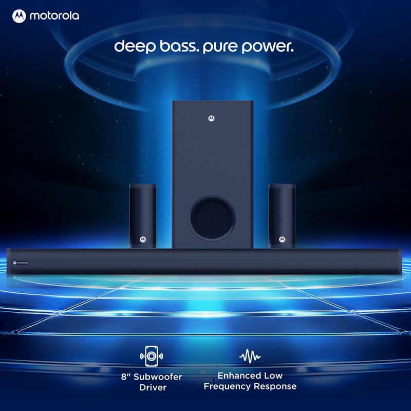 MOTOROLA AmphisoundX Vibe 500W Bluetooth 5.1 Channels - Image 5