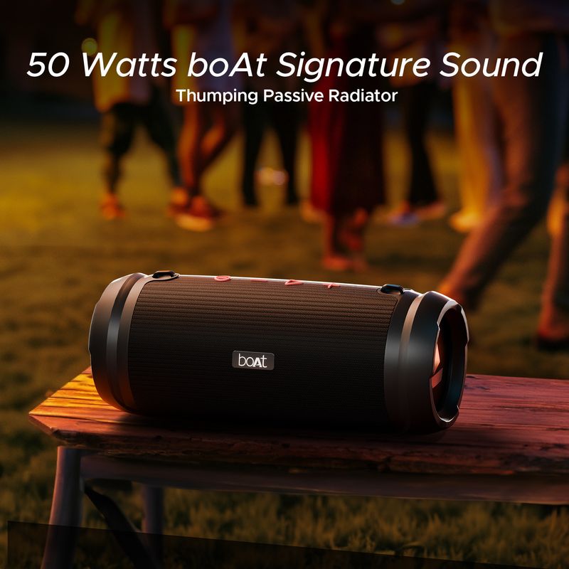 boAt Stone 1500 50W Bluetooth Speaker Beige - Image 3