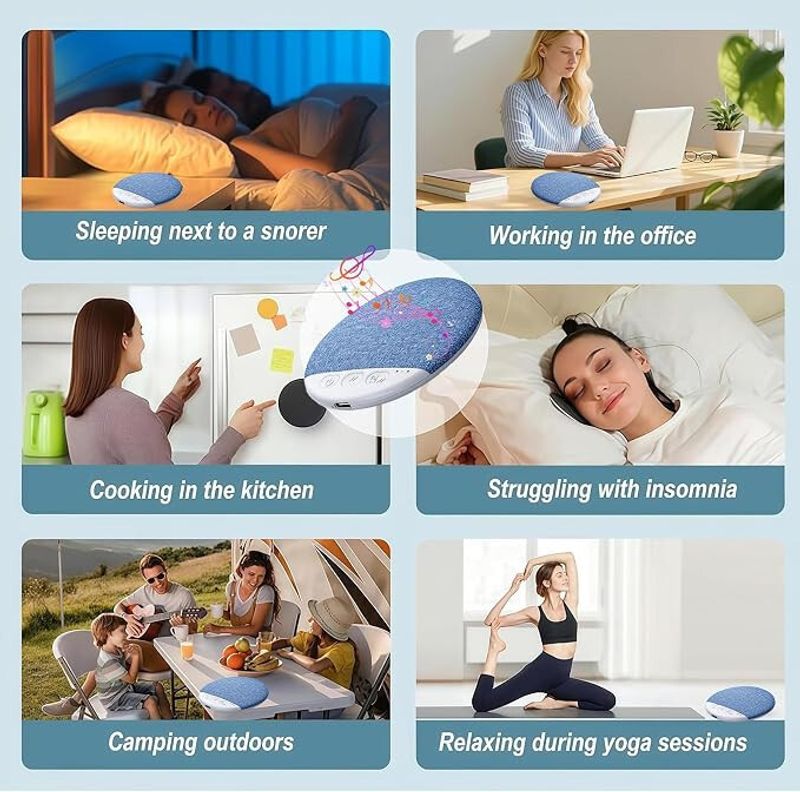 BLAGO Bedtime Music 5 W Bluetooth Home Audio Speaker (Blue, White, 5.0 Channel) - Image 4