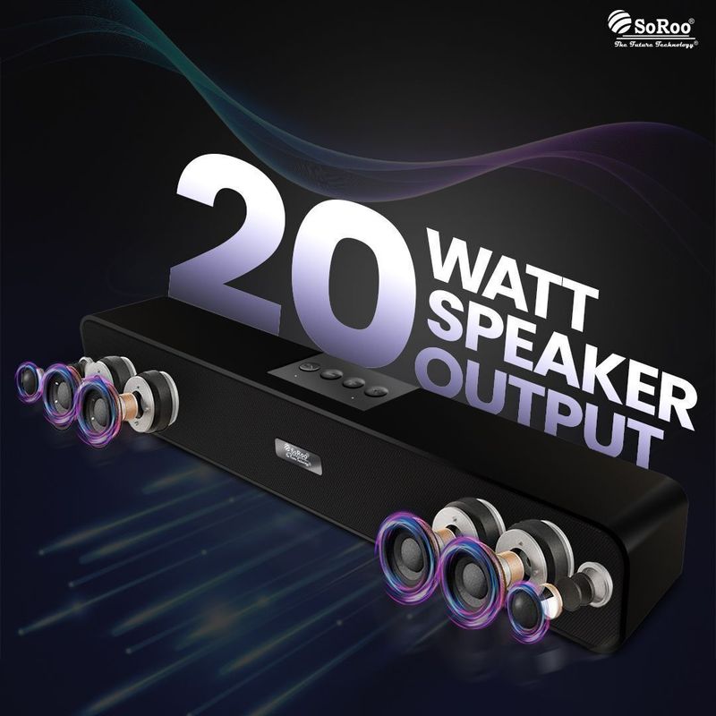 Soroo Future SR-588 16W Bluetooth Home Theatre (Black, 5.1 Channel) - Image 5