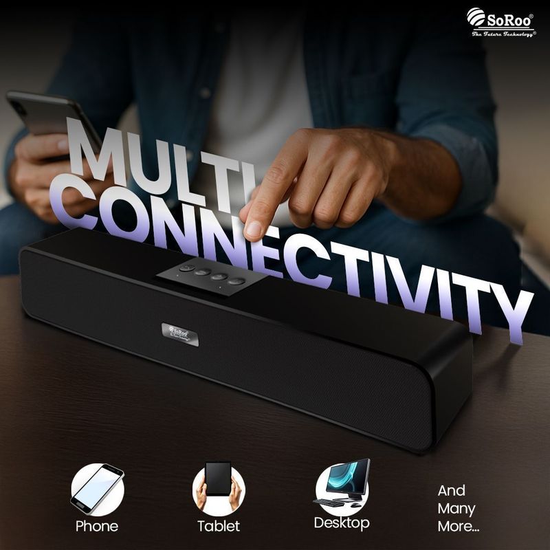 Soroo Future SR-588 16W Bluetooth Home Theatre (Black, 5.1 Channel) - Image 6