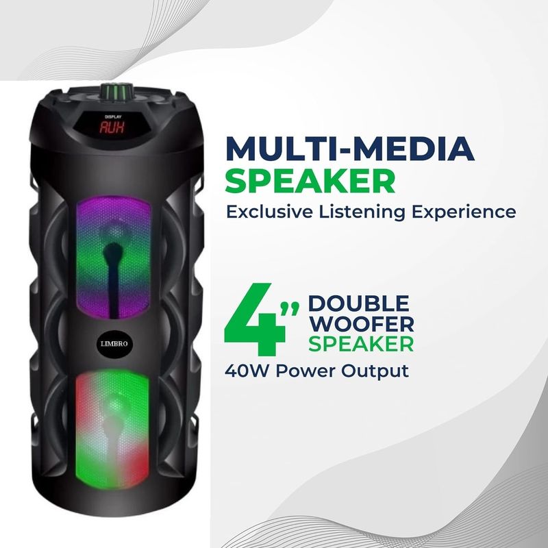 LIMBRO 30W Bluetooth Home Theatre (Black, 2.0 Channel) - Image 3