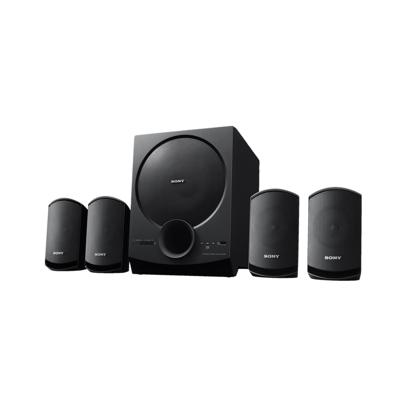 SonySONY New SA-D40M2 All In One 4.1ch Home Theatre system with Powerful Subwoofer 100 W Bluetooth Home Theatre (Black, 4.1 Channel)