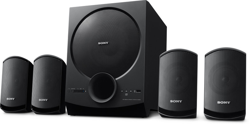 SonySONY New SA-D40M2 All In One 4.1ch Home Theatre system with Powerful Subwoofer 100 W Bluetooth Home Audio Speaker (Black, 4.1 Channel)
