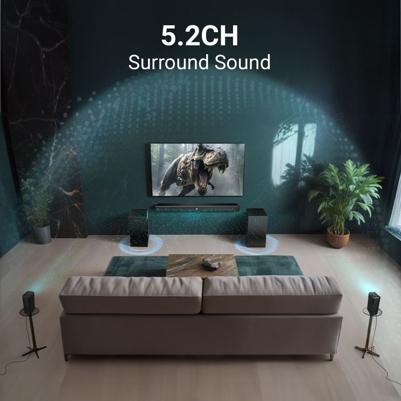 ZEBRONICS ZEB-SBSPK C12 625W Bluetooth Soundbar - Image 5