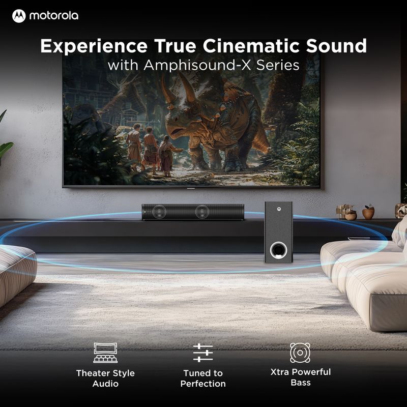 Motorola AmphisoundX Vibe 50W Bluetooth Soundbar - Image 4