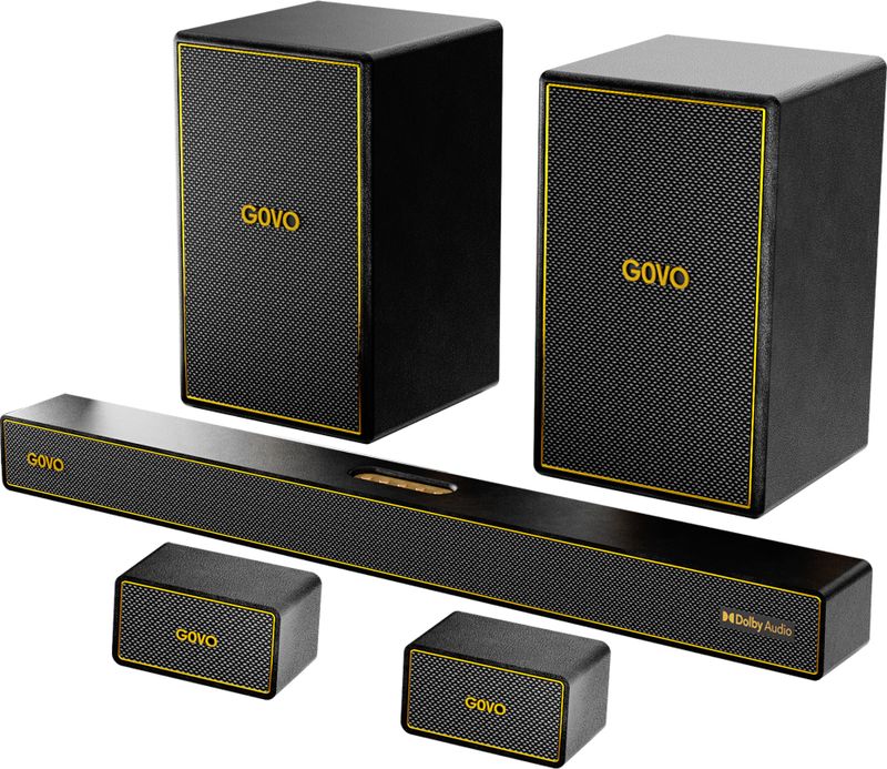 GOVO Gosurround 1008 Pro 800W Blue Subwoofer - Image 2
