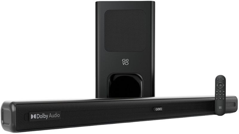 GOVO GOSURROUND 800 Dolby Digital 180 W Bluetooth Soundbar (Platinum Black, 2.1 Channel)