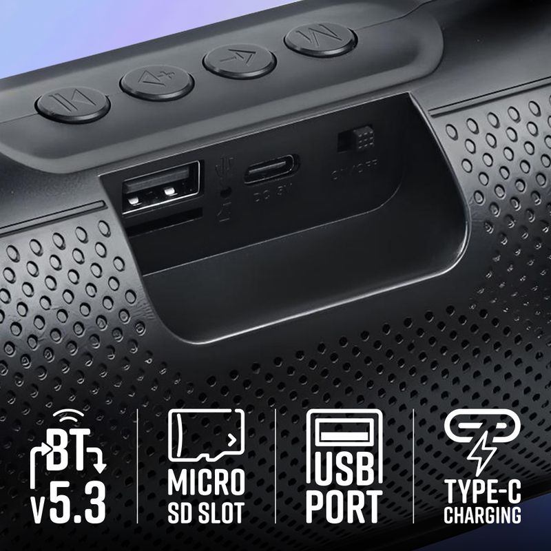 ZEBRONICS Sound Feast 40 8W Bluetooth Speaker - Image 6