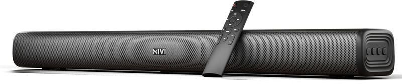 Mivi Fort Sonic 100 Soundbar, 2.2 Channel, Multi-Input & EQ Modes, BT v5.3 100 W Bluetooth Soundbar (Black, 2.2 Channel) - Image 2