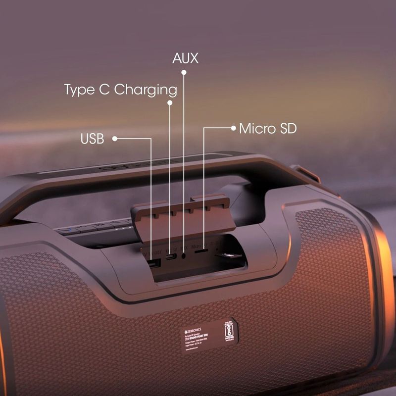 ZEBRONICS Sound Feast 500 Bluetooth Speaker - Image 4