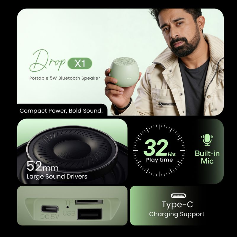 Hammer Drop X1 5W Bluetooth Speaker - Image 3