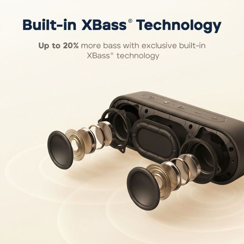 Tribit X Sound Go Bluetooth Speaker, Black - Image 3