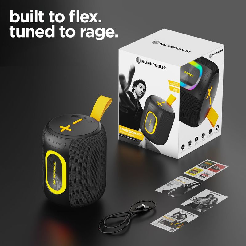 Nu Republic Sonicpop 2000 16W Bluetooth Speaker - Image 6