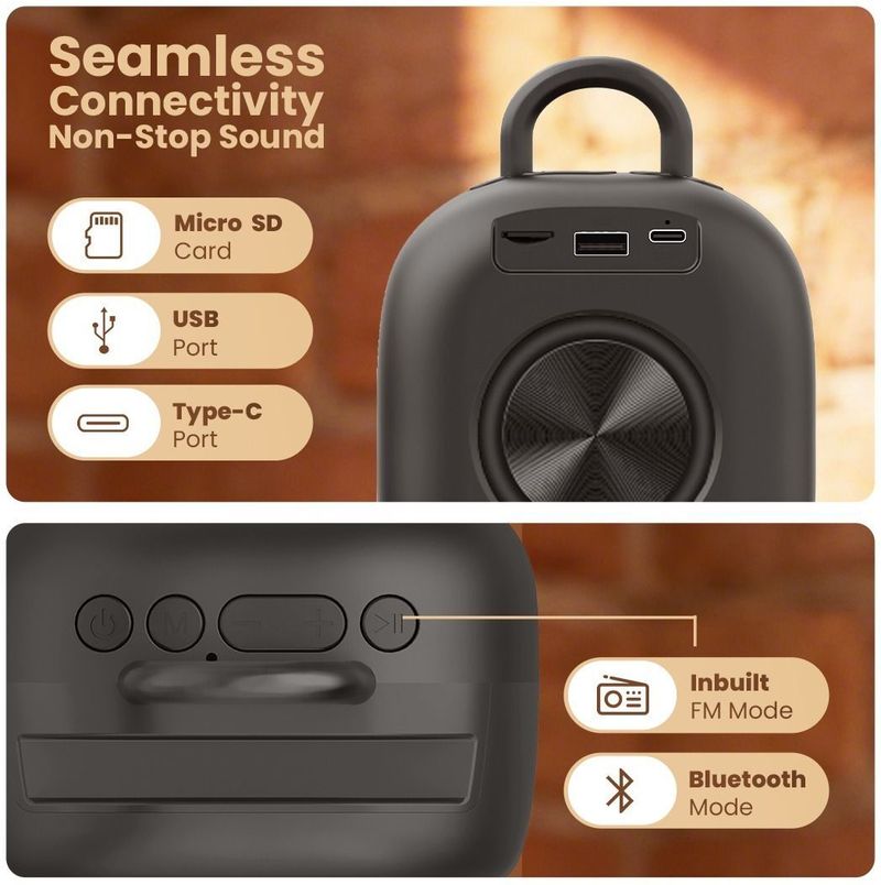 iNFiRe Fusion 12W Portable Bluetooth Speaker - Image 5