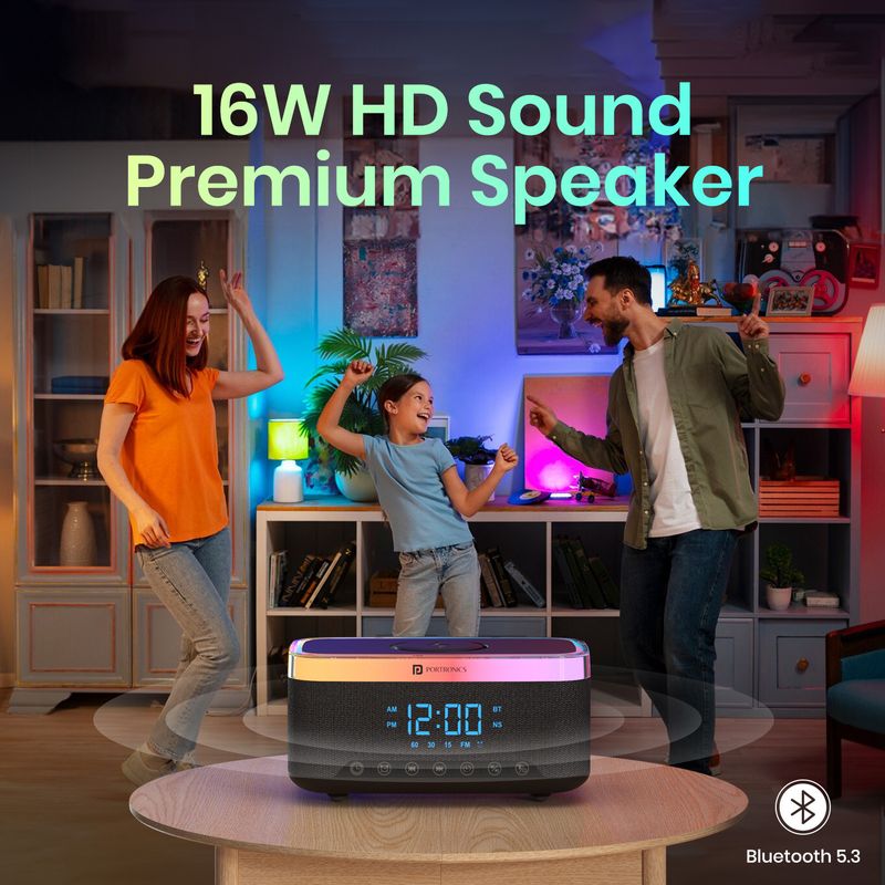 Portronics Trifusion 16W Bluetooth Speaker - Image 6