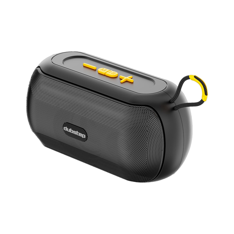 Dubstep Pop 1400 With 14W Output, 16 Hrs Playtime, 52mm Drivers, TWS Pairing Wireless 14 W Bluetooth Speaker Black, Stereo Channel