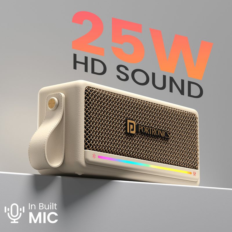 Portronics Harmony Mini 25W Bluetooth Speaker - Image 3