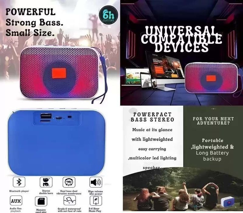 F FERONS F फà¥à¤°à¥à¤¨à¥à¤¸ Tune-1,16mm driver Dynamic Bass stereo audio Led Lighting Portable Wireless 5 W बà¥à¤²à¥à¤à¥à¤¥ सà¥à¤ªà¥à¤à¤° (मलà¥à¤à¥à¤à¤²à¤°, 5.0 à¤à¥à¤¨à¤²) - Image 5