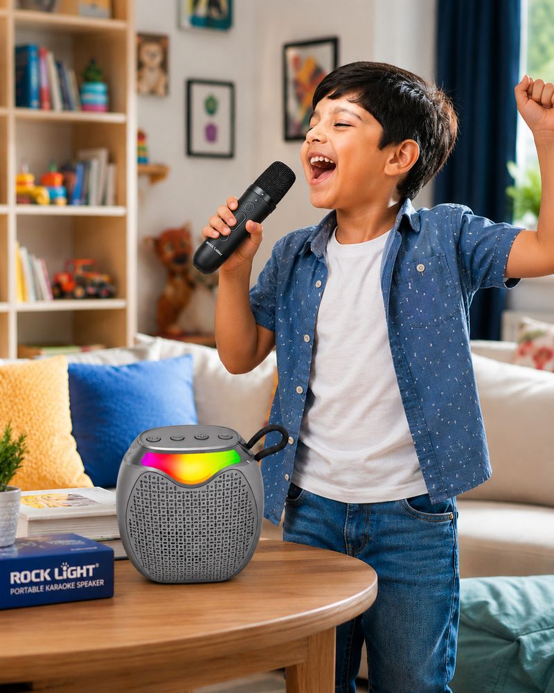 Neelkanth Toys RockLight Singing Mic with Speaker - Image 6