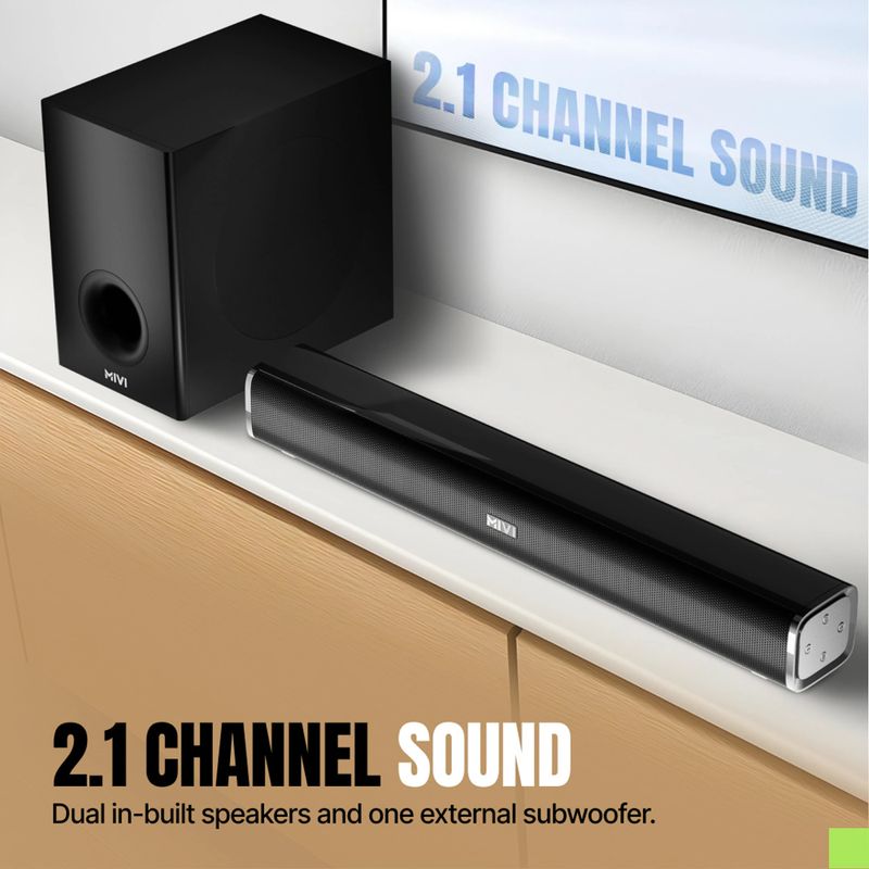 Mivi Fort H160 160W 2.1 Channel Soundbar - Image 6