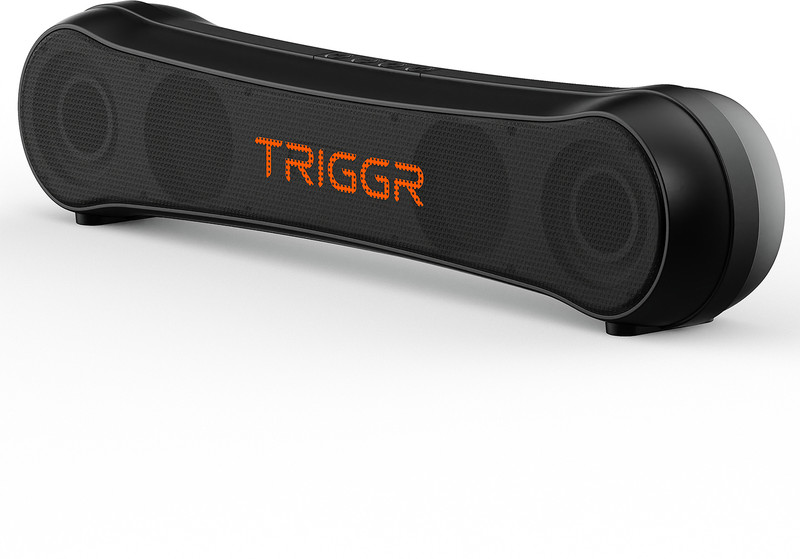 TRIGGR Horizon 16 with Dual Drivers, 7Hrs Playtime, MEMS Mic, TWS Function 16 W Bluetooth Speaker (Elite Black, 2.0 Channel)