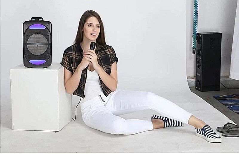 ME&U SargamMusic 8inchD Bluetooth Speaker - Image 6