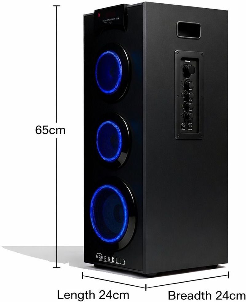 Bencley SUPERME Double Tower 195 W Bluetooth Tower Speaker (Black, 4.2 Channel) - Image 5
